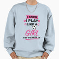 Womens Football Player Sweatshirt - Streetwear Style Unisex - T-Shirt, Sweatshirt, Hoodie