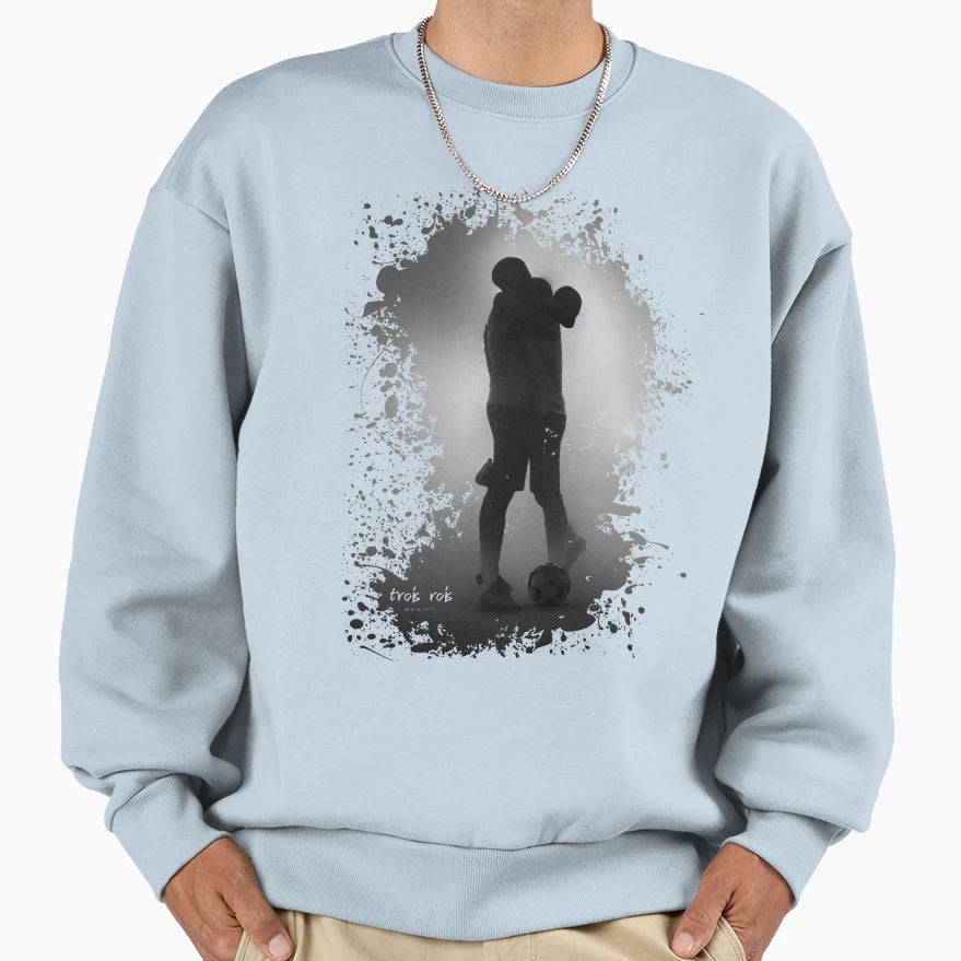 Real Love And Team Spirit Football Sweatshirt - Minimalist Print Unisex - T-Shirt, Sweatshirt, Hoodie