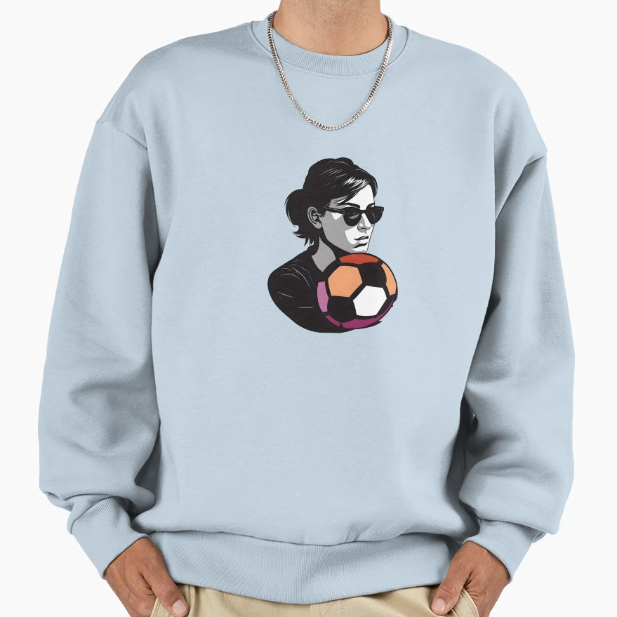Soccer Lesbian Lgbtqia Pride Sweatshirt - Streetwear Style Men Women - T-Shirt, Sweatshirt, Hoodie