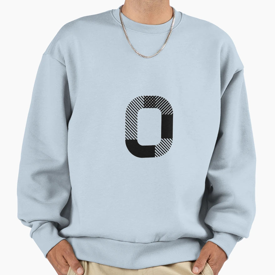 O Letter Sweatshirt - Fun Novelty Design for Adults - T-Shirt, Sweatshirt, Hoodie