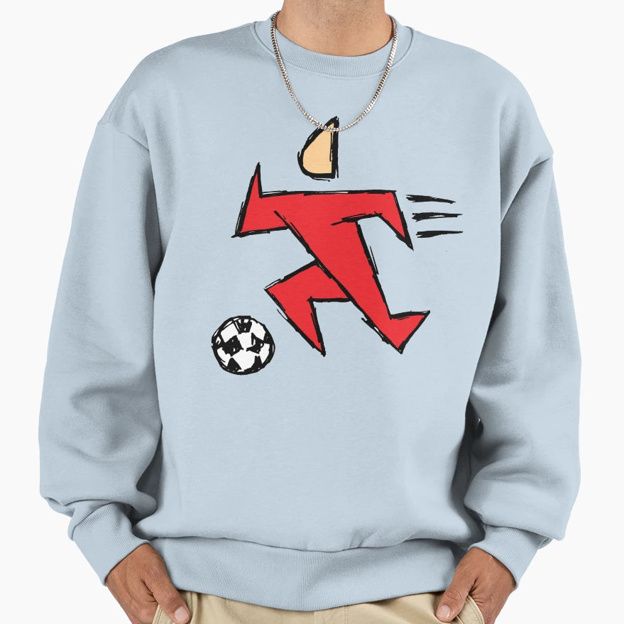 Soccer Player Sweatshirt - Unique Graphic Men Women - T-Shirt, Sweatshirt, Hoodie