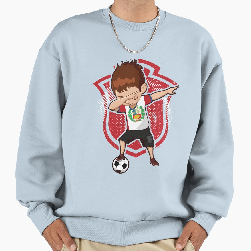 Football Soccer Dab Peru Sweatshirt - Streetwear Style for Adults - T-Shirt, Sweatshirt, Hoodie