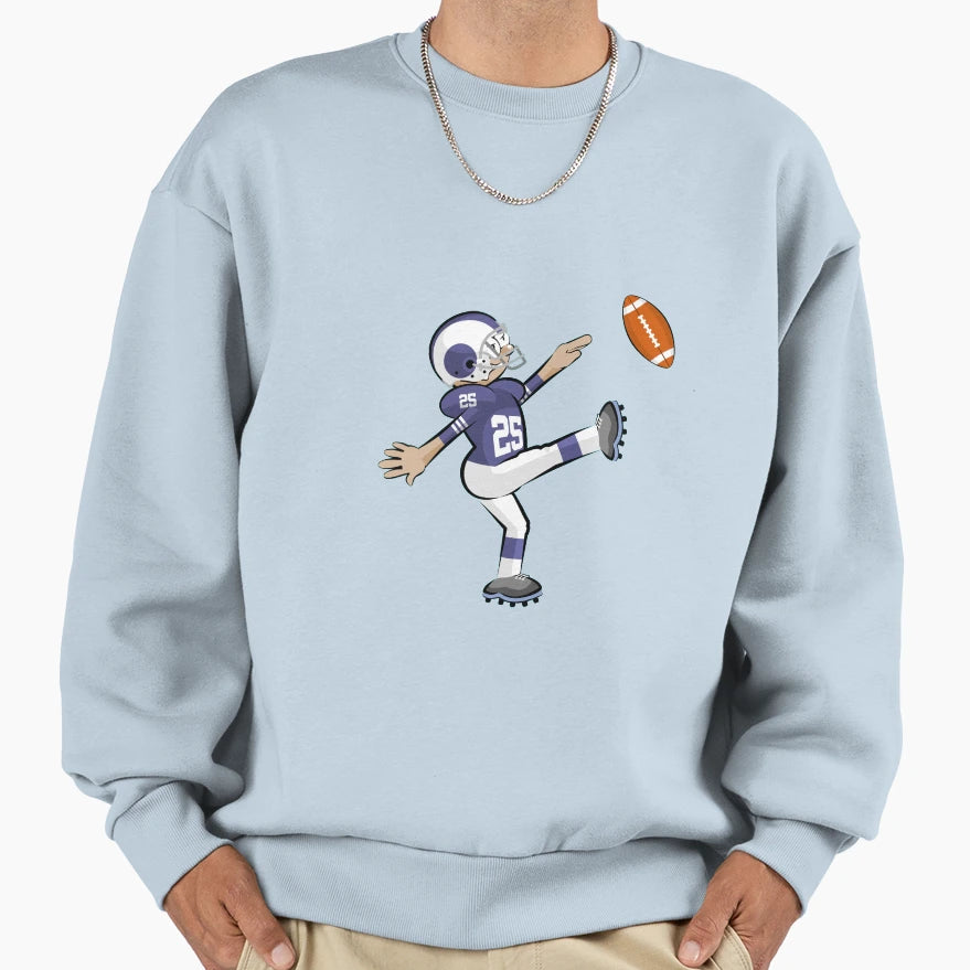 American Football Cartoon 23 41 Sweatshirt - Trendy Graphic for Adults - T-Shirt, Sweatshirt, Hoodie