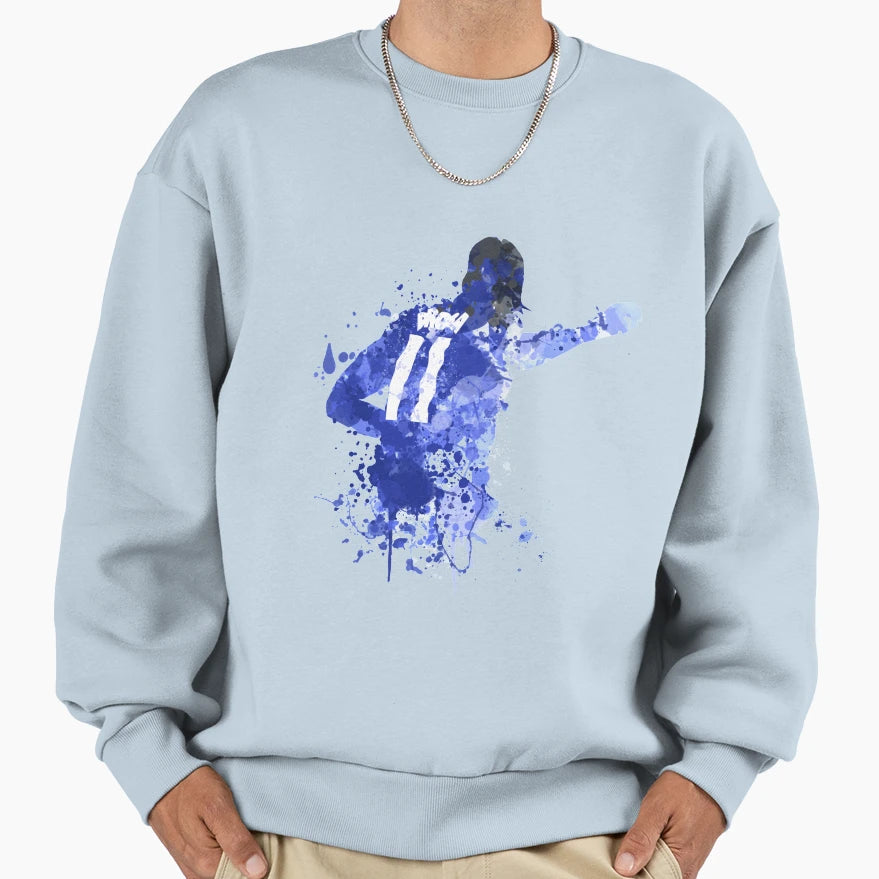 Didier Drogba Chelsea Legend Art Sweatshirt - Unique Graphic Men Women - T-Shirt, Sweatshirt, Hoodie