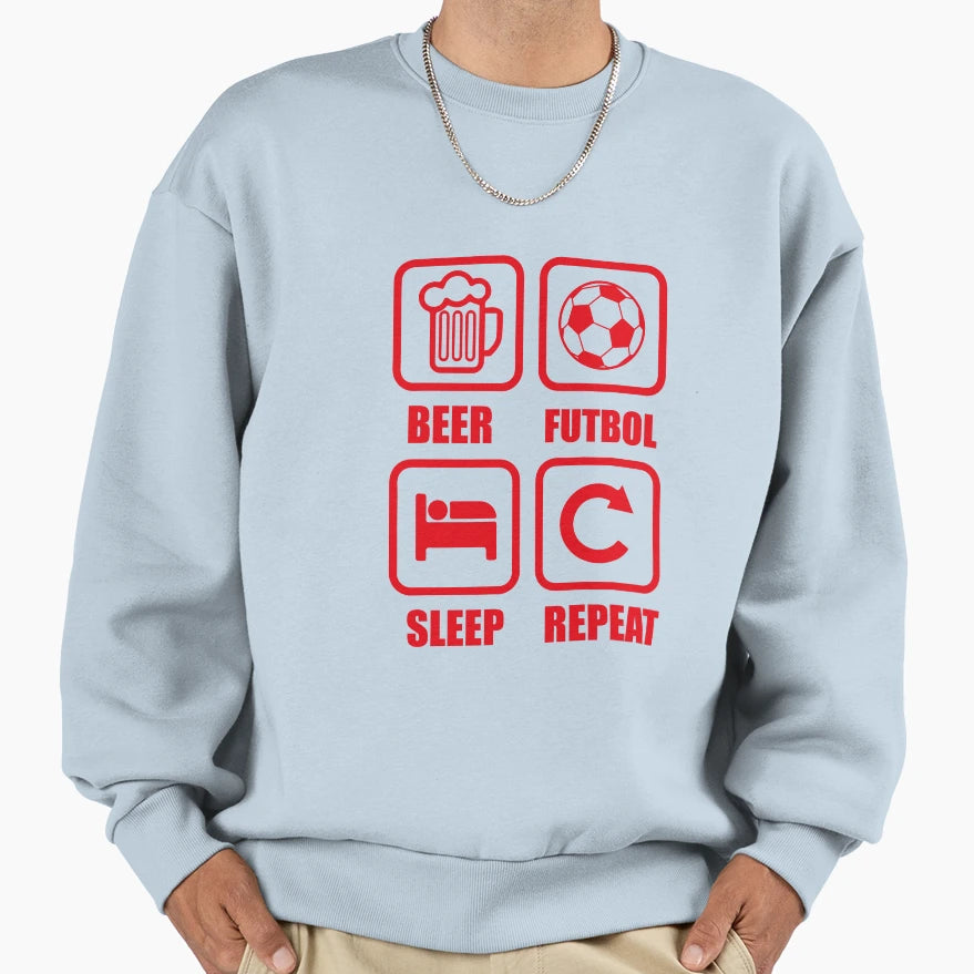 Soccer Sweatshirt - Minimalist Print Men Women - T-Shirt, Sweatshirt, Hoodie