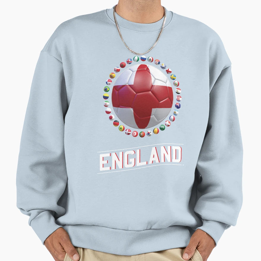 England World Football Championship Sweatshirt - Unique Graphic Men Women - T-Shirt, Sweatshirt, Hoodie