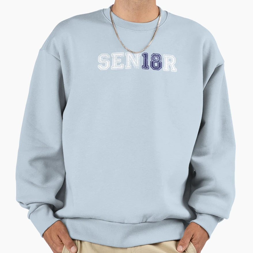 Senior Class 2018 Sen18R T-Shirt - Trendy Graphic Men Women - T-Shirt, Sweatshirt, Hoodie