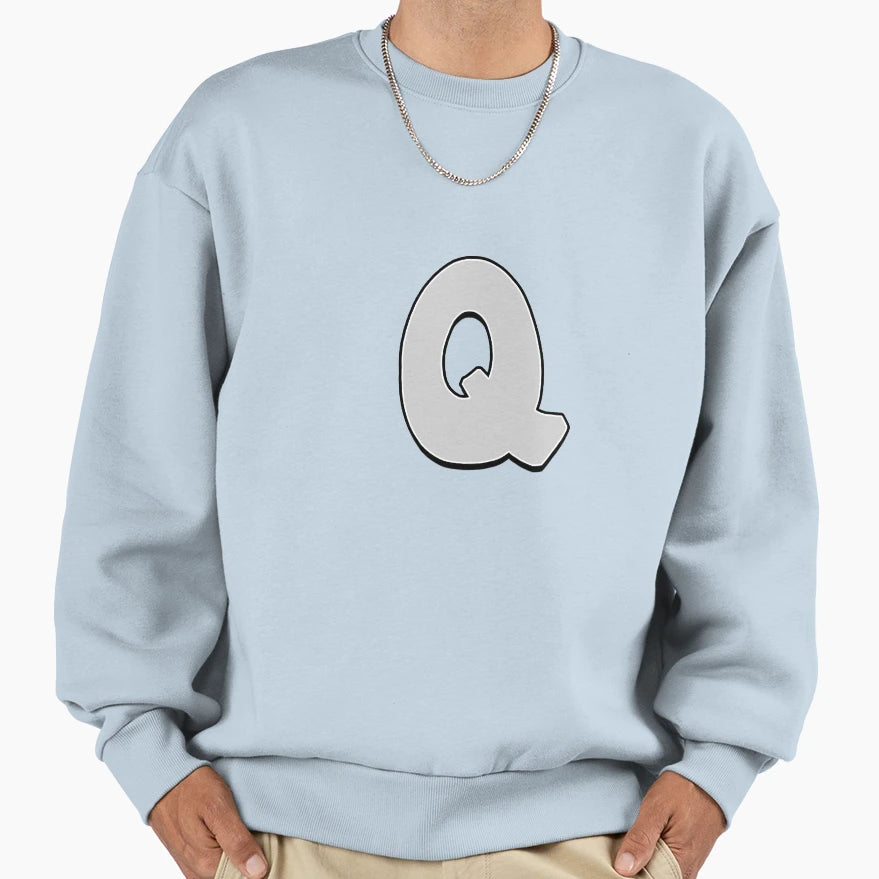 Letter Q Sweatshirt - Novelty Apparel Men Women - T-Shirt, Sweatshirt, Hoodie