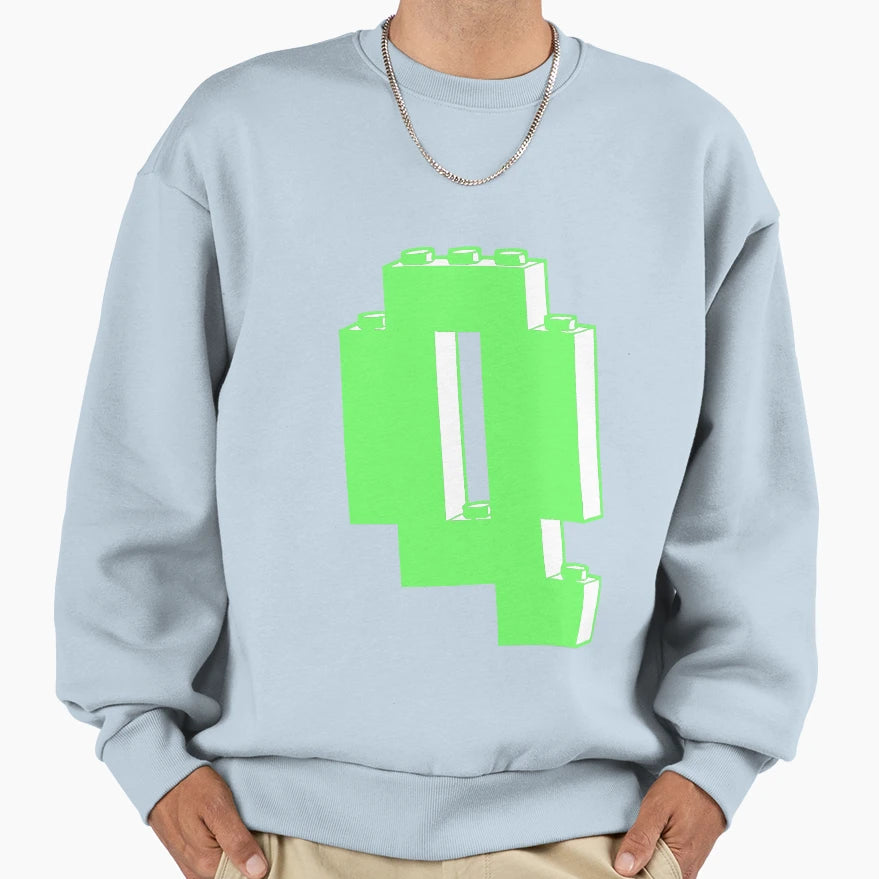 Letter Q Sweatshirt - Custom Art Print Men Women - T-Shirt, Sweatshirt, Hoodie