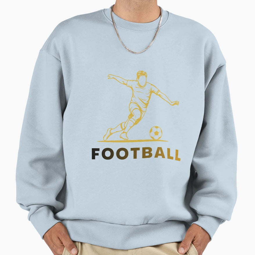 Football Player Soccer Kick Sport T-Shirt - Unique Graphic for Adults - T-Shirt, Sweatshirt, Hoodie