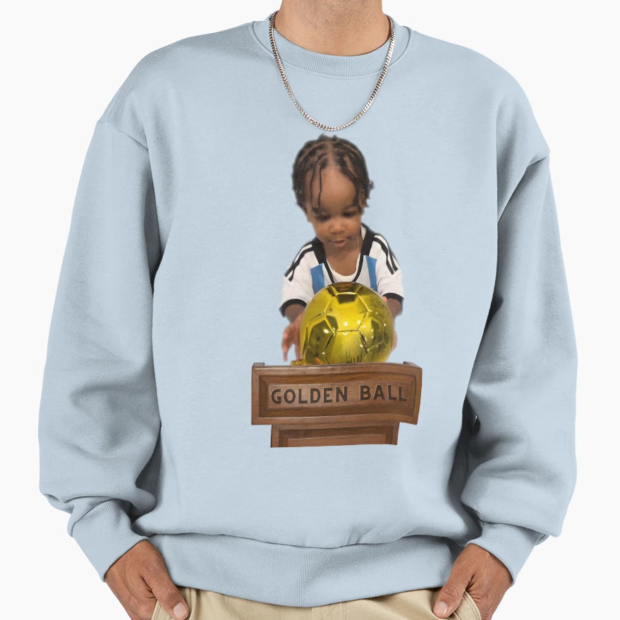 Broski Golden Ball Meme Sweatshirt - Graphic Print for Adults - T-Shirt, Sweatshirt, Hoodie