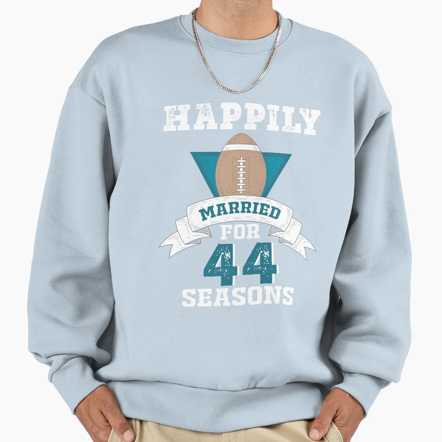Funny Couples 44Th Wedding Anniversary T-Shirt - Trendy Graphic Men Women - T-Shirt, Sweatshirt, Hoodie