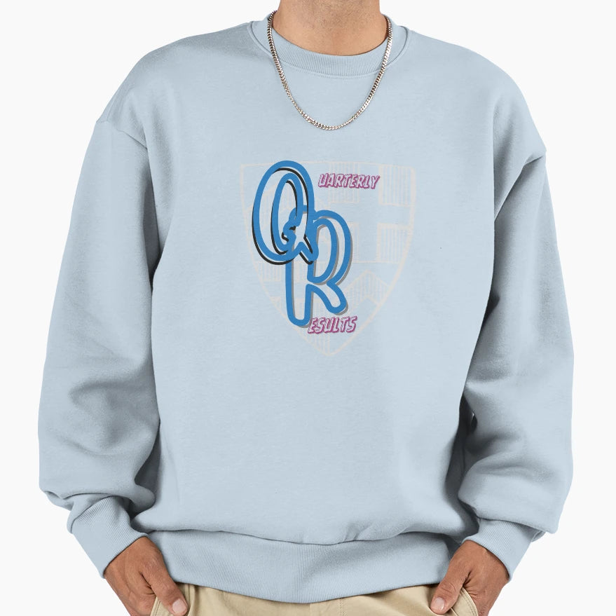 Quarterly Results Sweatshirt - Minimalist Print Men Women - T-Shirt, Sweatshirt, Hoodie
