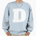 Alphabet D Uppercase Letter D Sweatshirt - Unique Graphic for Adults - T-Shirt, Sweatshirt, Hoodie