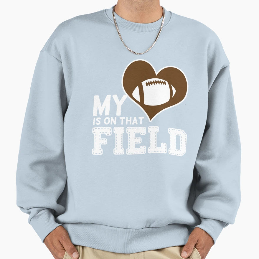 My Heart Is Field T-Shirt - Casual Everyday Wear for Adults - T-Shirt, Sweatshirt, Hoodie