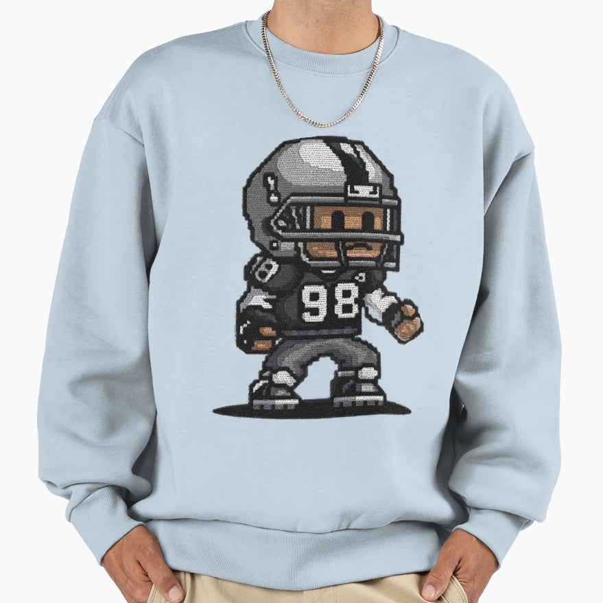 Crosby 16 Bit Pixel Sweatshirt - Streetwear Style for Adults - T-Shirt, Sweatshirt, Hoodie