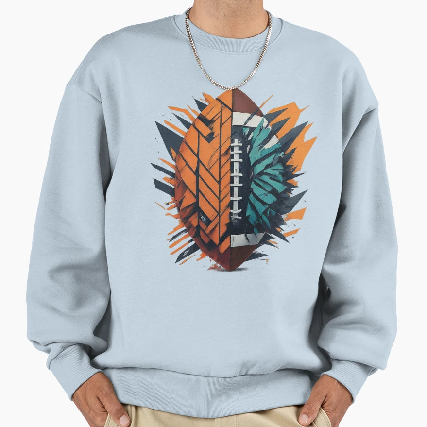 Football Love Sweatshirt - Trendy Graphic Men Women - T-Shirt, Sweatshirt, Hoodie