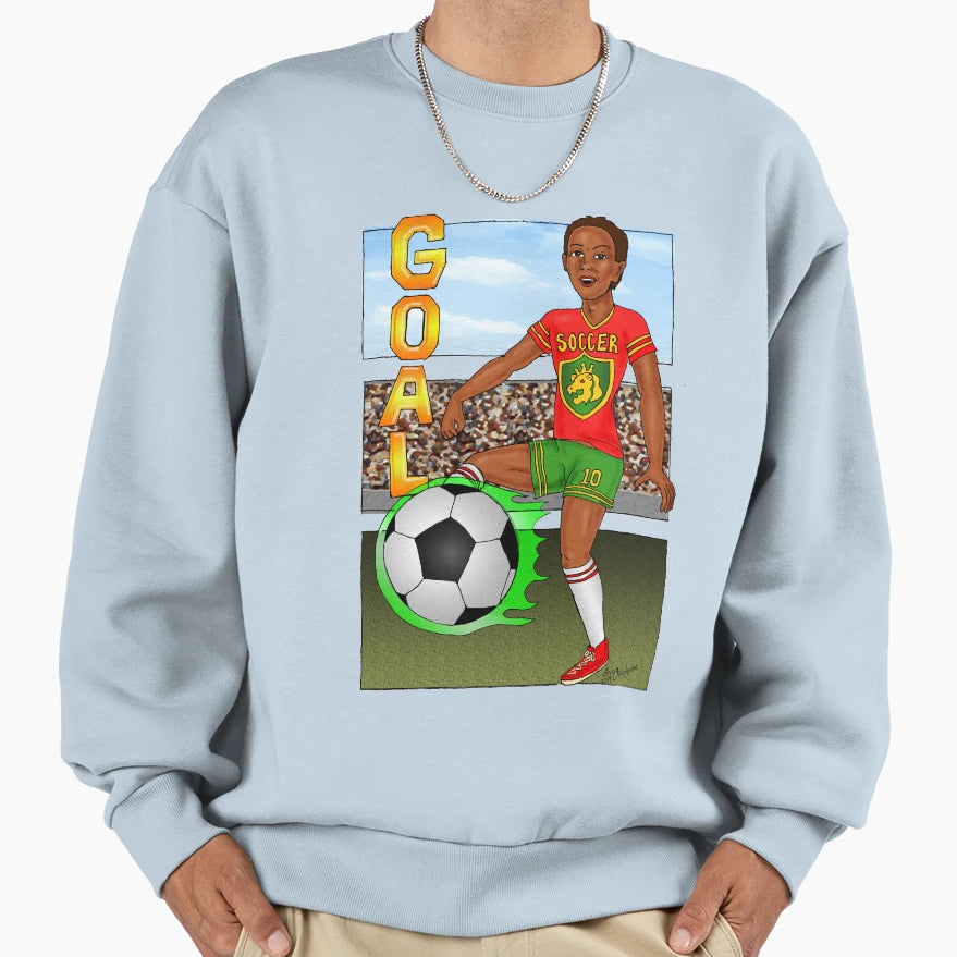 Soccer Sweatshirt - Unique Graphic Unisex - T-Shirt, Sweatshirt, Hoodie
