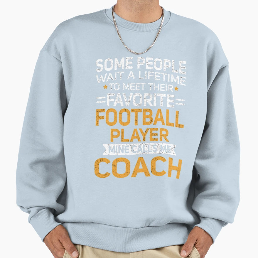 Lifetime To Meet Fave Football Player T-Shirt - Trendy Graphic Men Women - T-Shirt, Sweatshirt, Hoodie