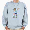 Argentine Football Player Dab Sweatshirt - Custom Art Print for Adults - T-Shirt, Sweatshirt, Hoodie
