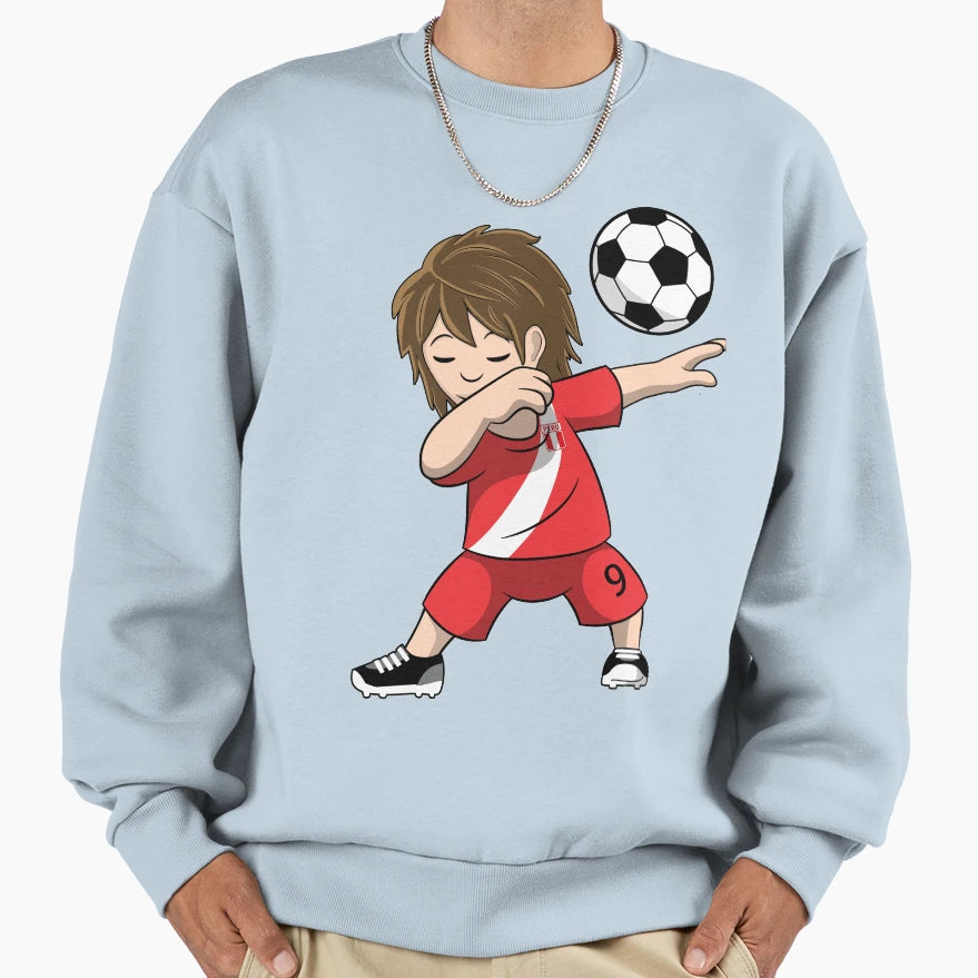 Peru Shirts Peru Dabbing Jersey Gift T-Shirt - Aesthetic Graphic Men Women - T-Shirt, Sweatshirt, Hoodie