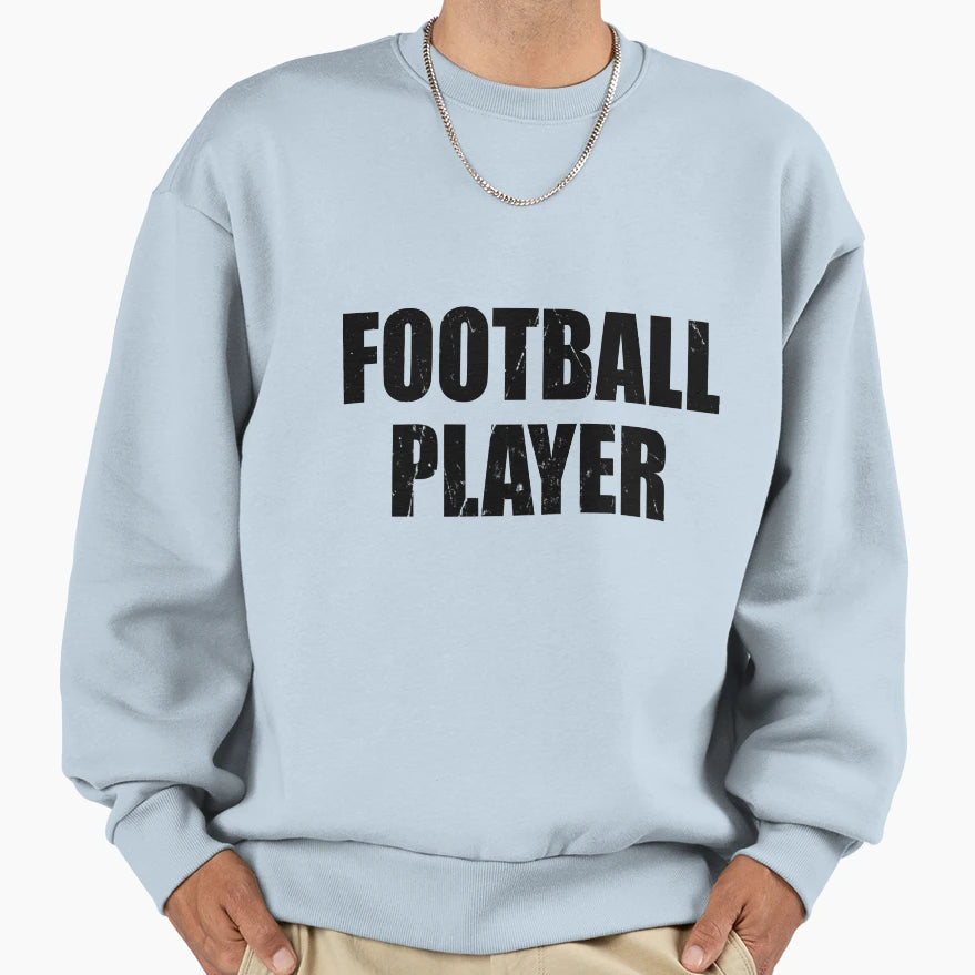 Football Player Player Halloween T-Shirt - Streetwear Style Men Women - T-Shirt, Sweatshirt, Hoodie