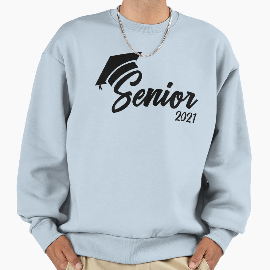 Senior 2021 Sweatshirt - Casual Everyday Wear for Adults - T-Shirt, Sweatshirt, Hoodie