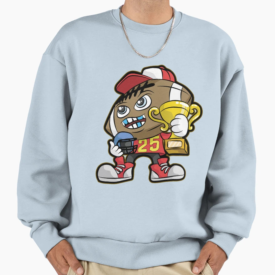 American Football Champion Trophy Sweatshirt - Unique Graphic Men Women - T-Shirt, Sweatshirt, Hoodie