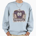 00 Football Rocks Purple Team Sweatshirt - Minimalist Print for Adults - T-Shirt, Sweatshirt, Hoodie
