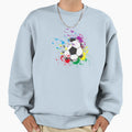 Soccer Colored Sweatshirt - Casual Everyday Wear Men Women - T-Shirt, Sweatshirt, Hoodie