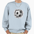 3D Soccer Fun Football Sports Sweatshirt - Fun Novelty Design Men Women - T-Shirt, Sweatshirt, Hoodie