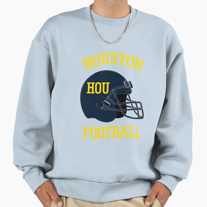 Houston Football And T-Shirt - Casual Everyday Wear for Adults - T-Shirt, Sweatshirt, Hoodie