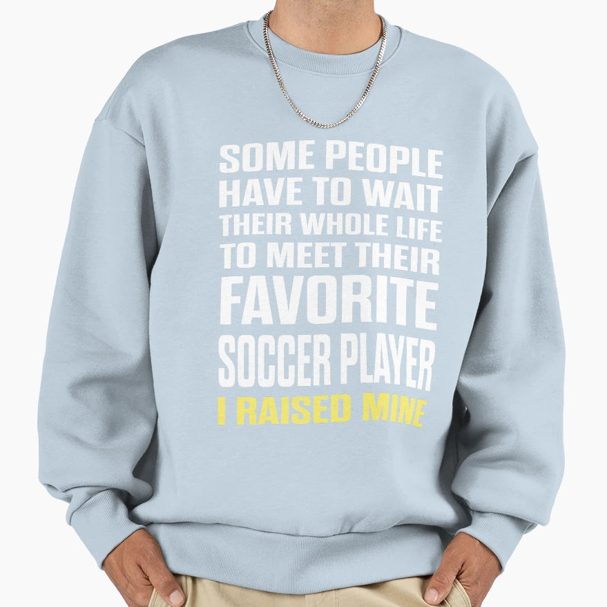 Favorite Soccer Player Sweatshirt - Minimalist Print for Adults - T-Shirt, Sweatshirt, Hoodie