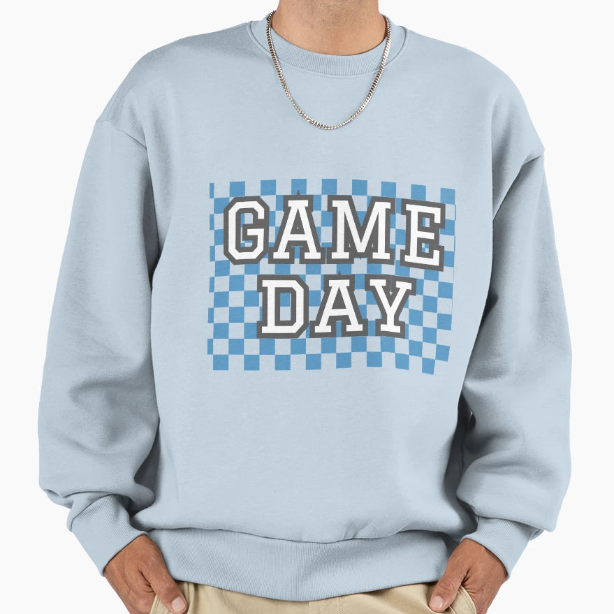 Game Day Sports Fan Sweatshirt - Minimalist Print for Adults - T-Shirt, Sweatshirt, Hoodie