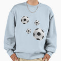 Soccer Balls Sweatshirt - Trendy Graphic Unisex - T-Shirt, Sweatshirt, Hoodie