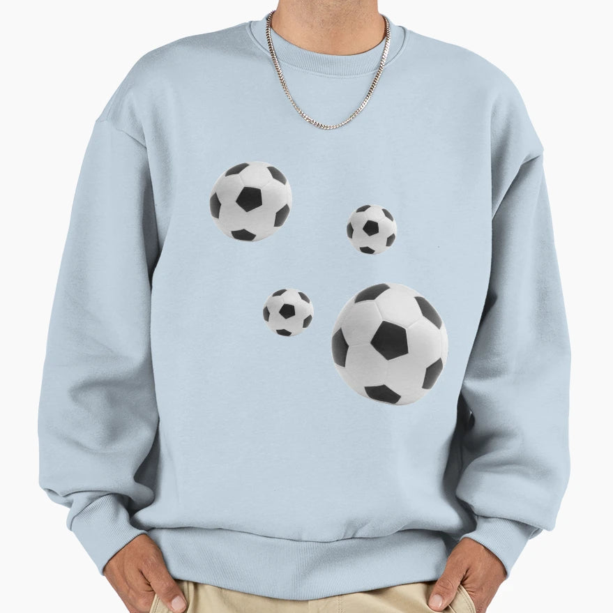 Soccer Balls Sweatshirt - Trendy Graphic Unisex - T-Shirt, Sweatshirt, Hoodie