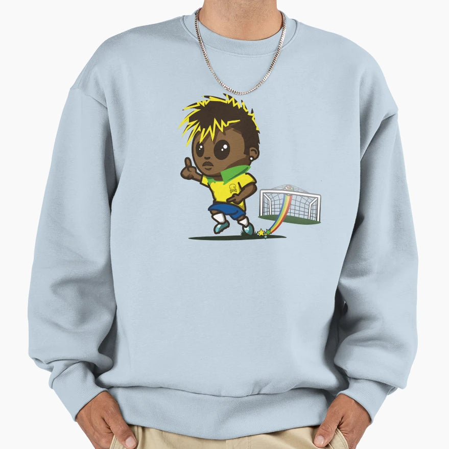 Neymar Jr Soccer Sweatshirt - Fun Novelty Design Unisex - T-Shirt, Sweatshirt, Hoodie