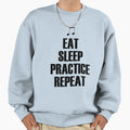 Practicing Is Life Black Sweatshirt - Minimalist Print Unisex - T-Shirt, Sweatshirt, Hoodie