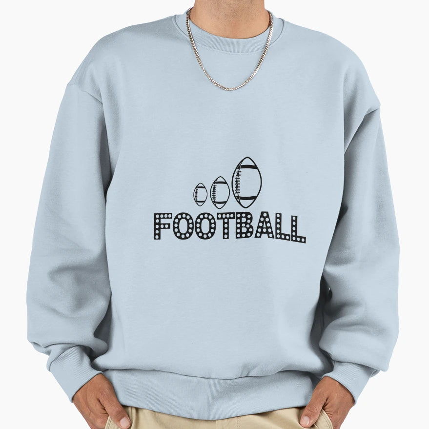 Football Sweatshirt - Unique Graphic Unisex - T-Shirt, Sweatshirt, Hoodie
