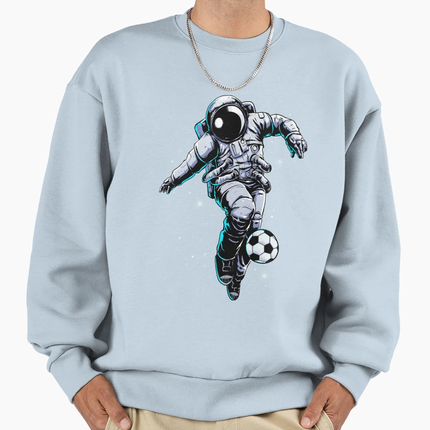 Space Soccer Sweatshirt - Fun Novelty Design Unisex - T-Shirt, Sweatshirt, Hoodie