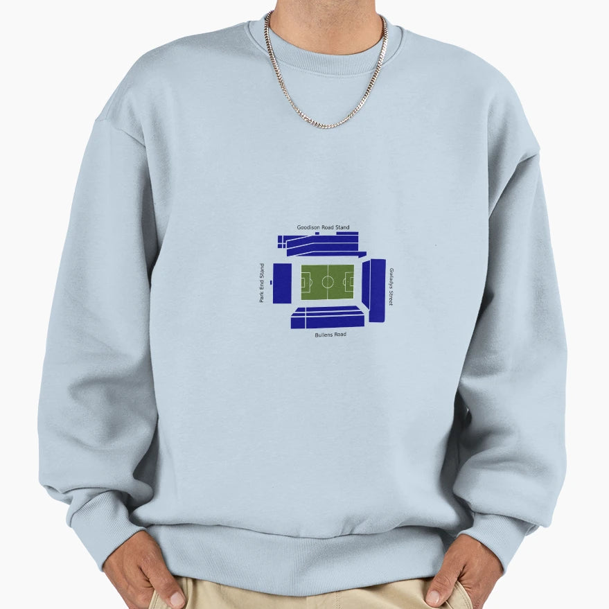 Goodison Park Sweatshirt - Trendy Graphic Unisex - T-Shirt, Sweatshirt, Hoodie