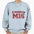 Manchester United Postcode Sweatshirt - Streetwear Style for Adults - T-Shirt, Sweatshirt, Hoodie