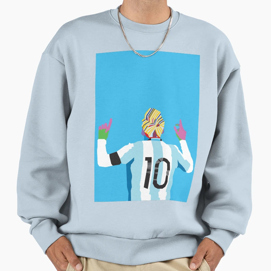 Messi Sweatshirt - Aesthetic Graphic Unisex - T-Shirt, Sweatshirt, Hoodie