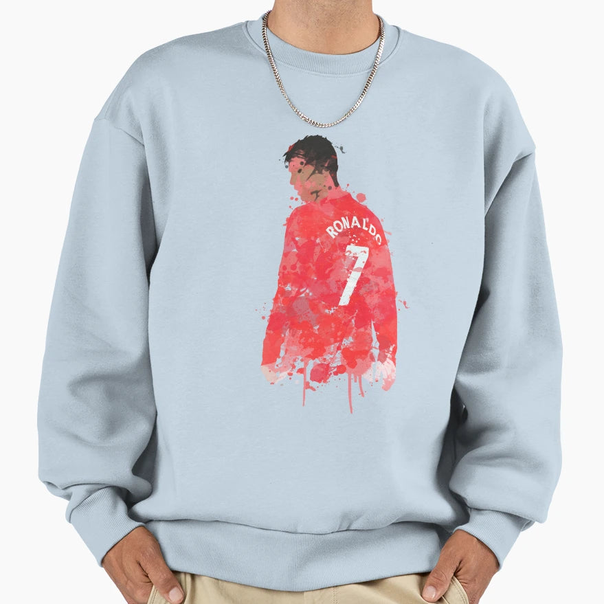 Cristiano Ronaldo Manchester United Sweatshirt - Unique Graphic Unisex - T-Shirt, Sweatshirt, Hoodie