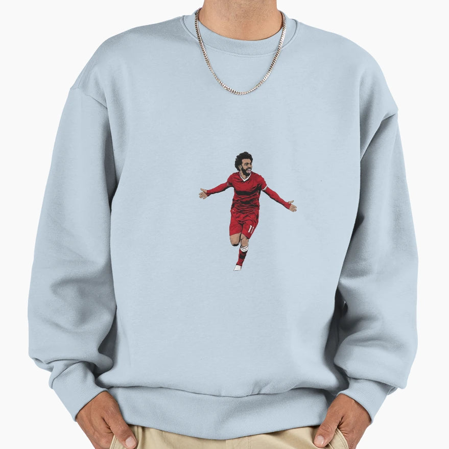 Mo Salah Sweatshirt - Trendy Graphic for Adults - T-Shirt, Sweatshirt, Hoodie