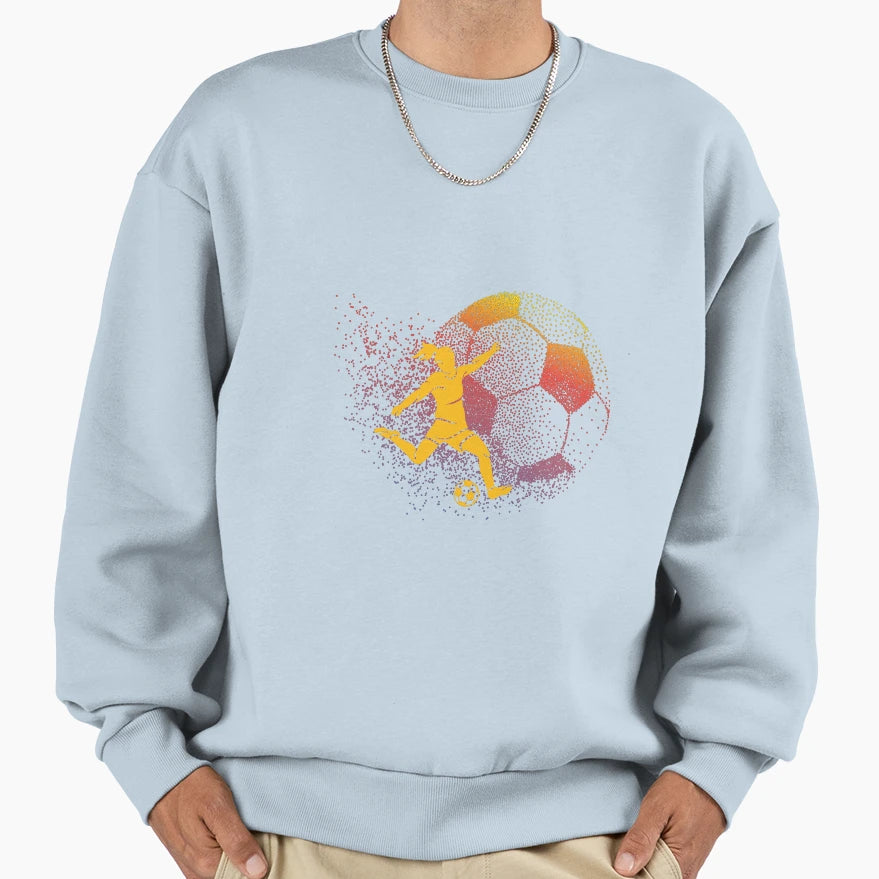 Soccer Sweatshirt - Aesthetic Graphic Men Women - T-Shirt, Sweatshirt, Hoodie