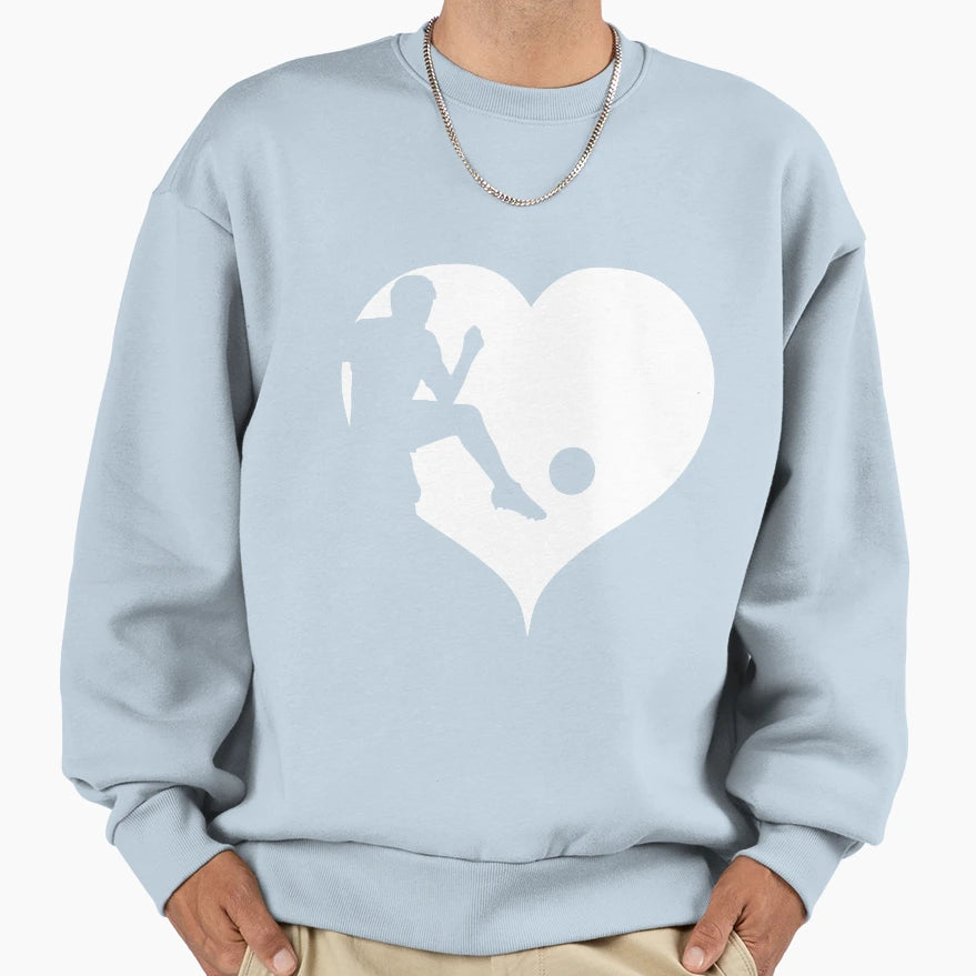Soccer Soccer Soccer Player Sweatshirt - Minimalist Print Men Women - T-Shirt, Sweatshirt, Hoodie