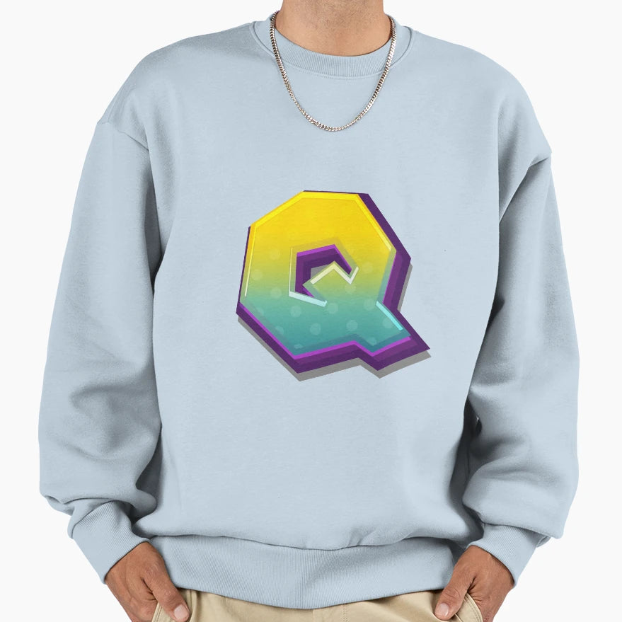 Alphabets Yellow Green Ywzmhq 26 Sweatshirt - Trendy Graphic Men Women - T-Shirt, Sweatshirt, Hoodie