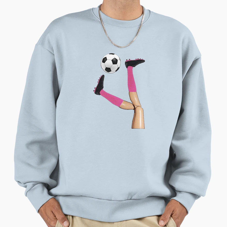 Womens Soccer Football Skills Sweatshirt - Streetwear Style Men Women - T-Shirt, Sweatshirt, Hoodie
