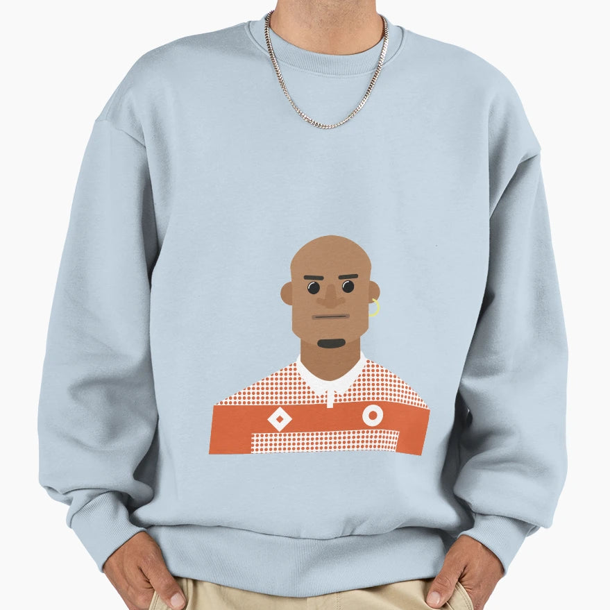 Winston Bogarde Football Legend Sweatshirt - Casual Everyday Wear Men Women - T-Shirt, Sweatshirt, Hoodie